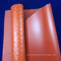 red silicone rubber coated fiberglass cloth/fabric